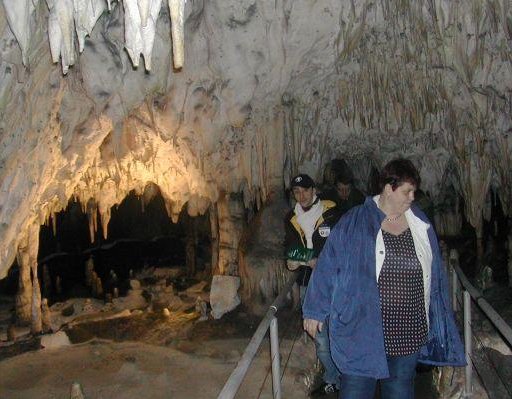 Photos of the caves of Postojna in, Portoroz Slovenia