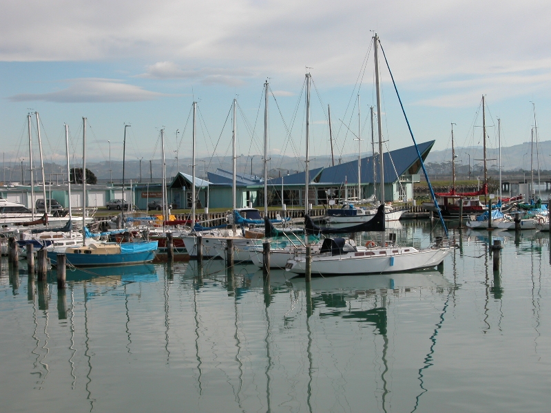 The fishing port of Napier - great restaurants, New Zealand