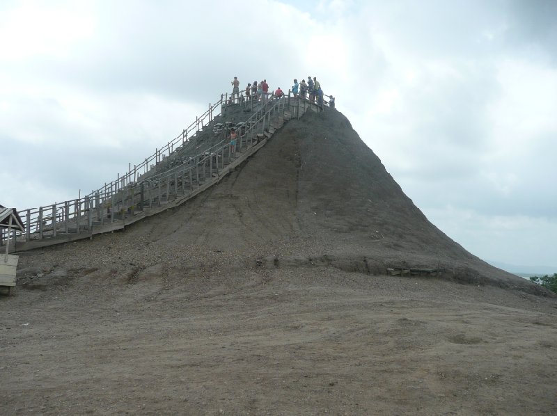 Photos of the Mud Vulcano of El Totumo in Colombia. Santa Catalina  