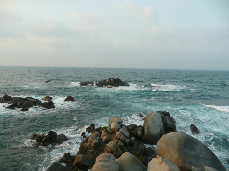 Panormic photos of the coast in North Colombia., Colombia