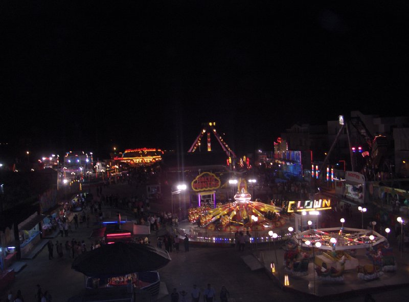 Lunapark in July, Mesane, Italy