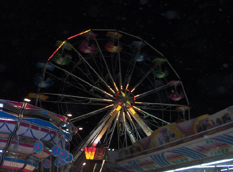 The Giant Wheel in Mesagne, Brindisi, Italy