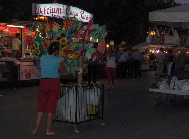 Celebrations in Mesagne during the procession, Italy