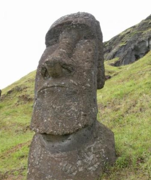 Photos of the Moai sculptures on Easter Island, Easter Island Chile