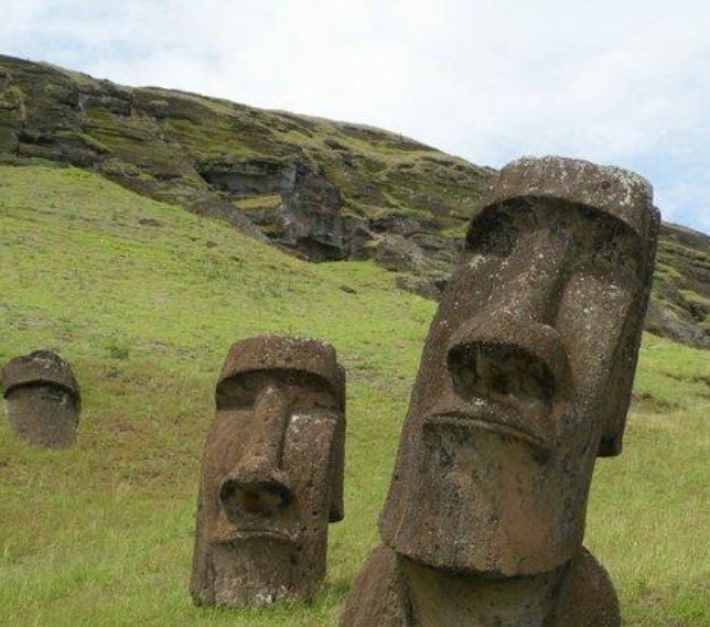 Moai sculptures on Easter Island, Chile, Chile