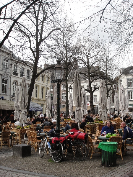 Maastricht Netherlands Square Onze-Lieve-Vrouwe-Plein in Maastricht, Holland