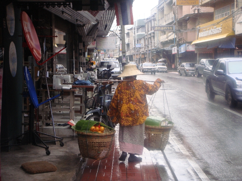 Thai street vendor in Chiang Mai, Thailand