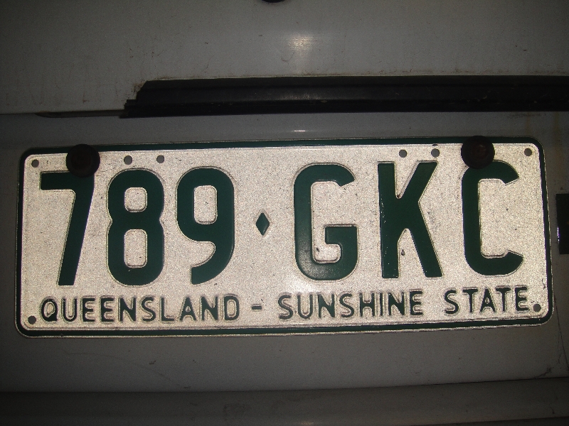 Canberra Australia Queensland, Sunshine State License Plate Australia