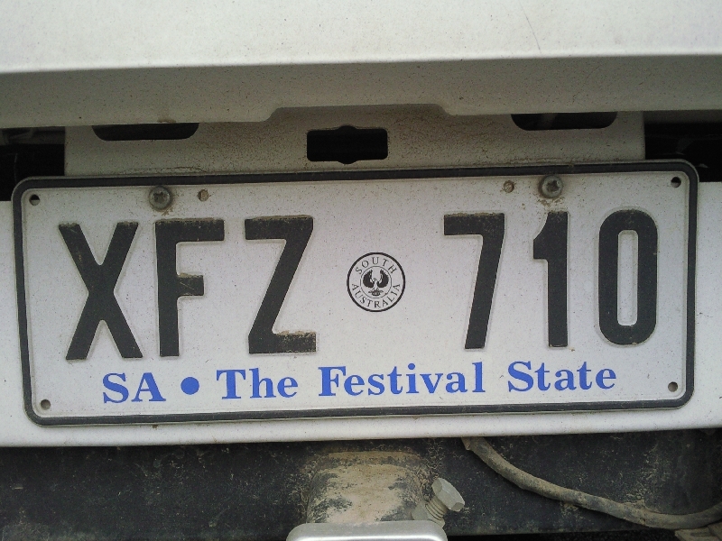 Canberra Australia South Australia The Festival State License Plate Australia