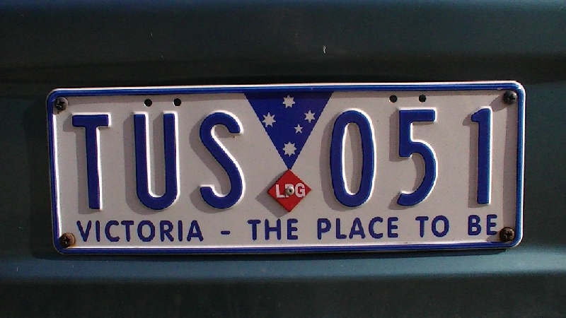 Victoria The Place To Be License Plate Australia, Canberra Australia