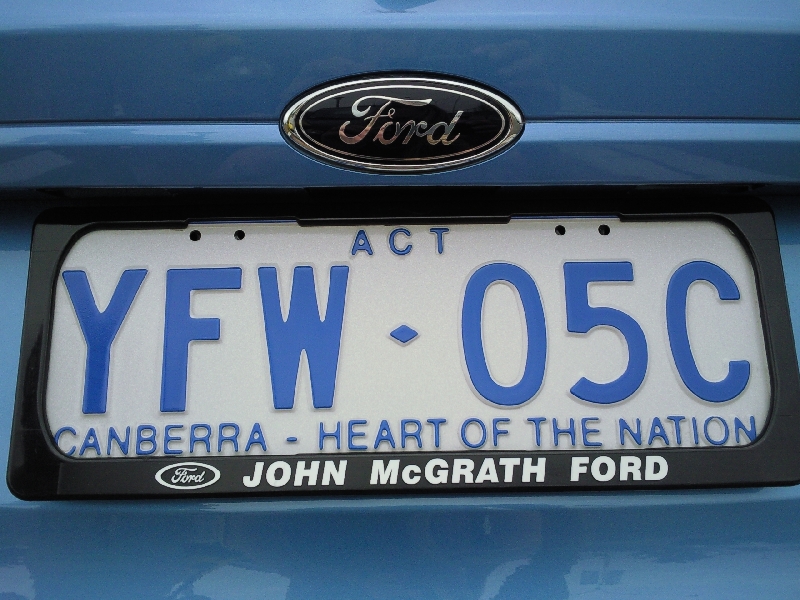 Canberra Australia Canberra Heart of the Nation License Plate Australia