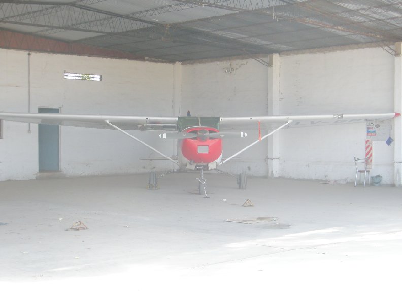 One of the skydiving planes in Cordoba, Argentina