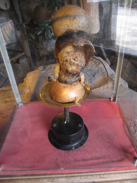 Traditional pieces at the Museo Inti Nan, Ecuador