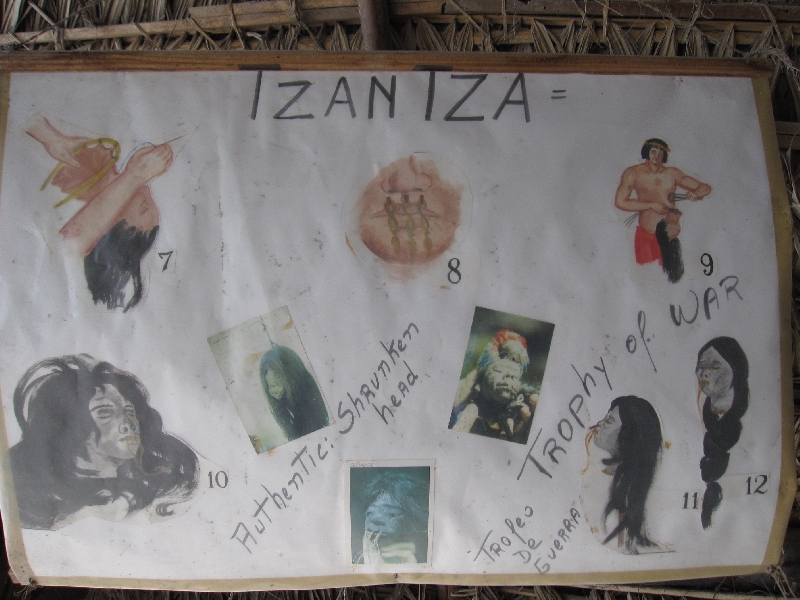 Photos of the Tzantza ritual in Ecuador, Quito Ecuador