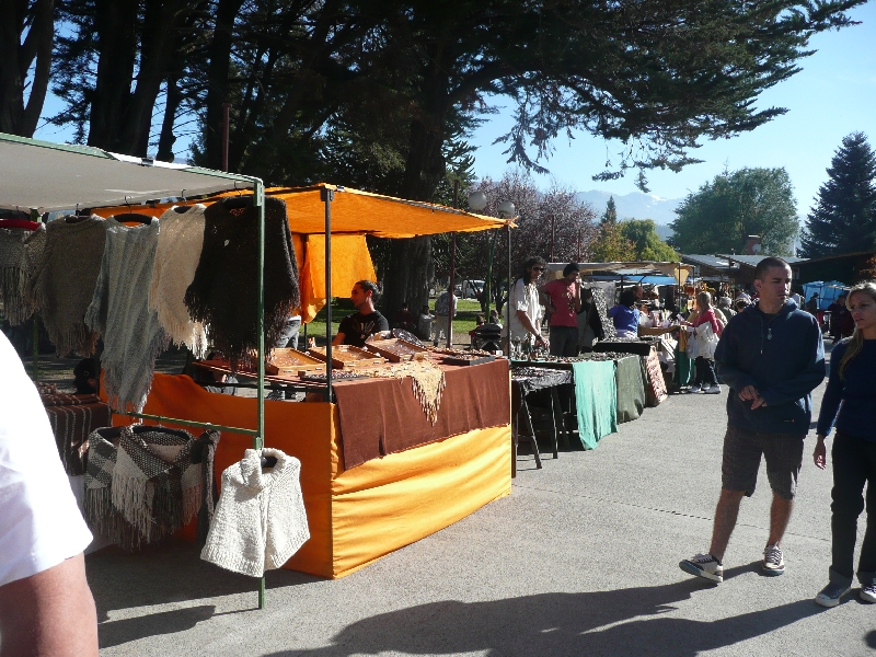 The local hippie market of EL Bolson, Argentina, Argentina