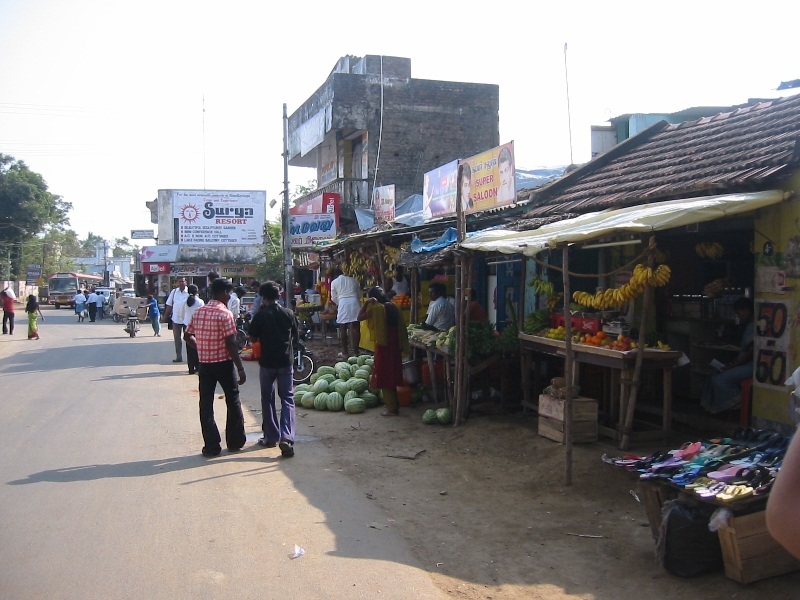 Fruit markets in Mahabalipuram, India, India