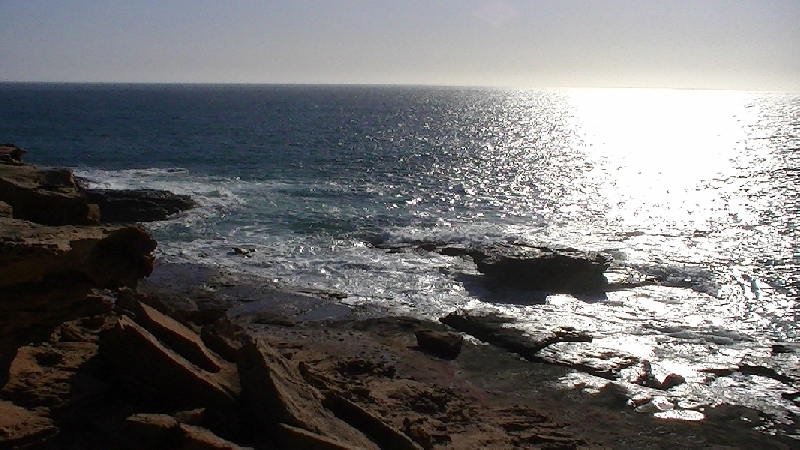 Panorama of the coastal cliffs of Kalbarri, Kalbarri Australia