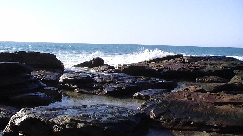 Photos at the beach of Mushroom Rock, Australia