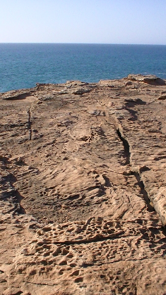 Kalbarri Australia The hiking path to Mushroom Rock, Kalbarri