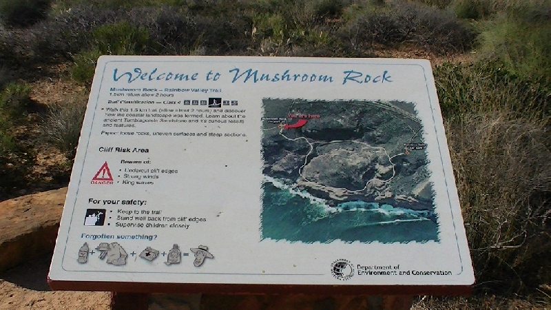 Mushroom Rock hiking trail Kalbarri, Kalbarri Australia