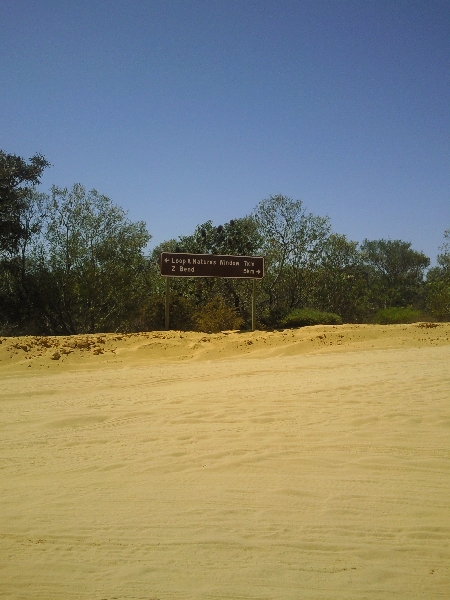 The road to The Loop, Nature's Window and Z-Bend, Kalbarri, Australia