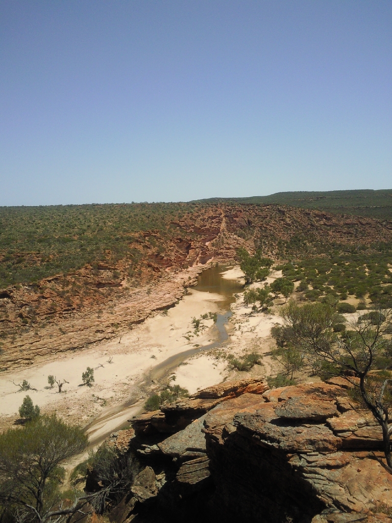 Photos of the view from Nature's Windos, Kalbarri, Australia