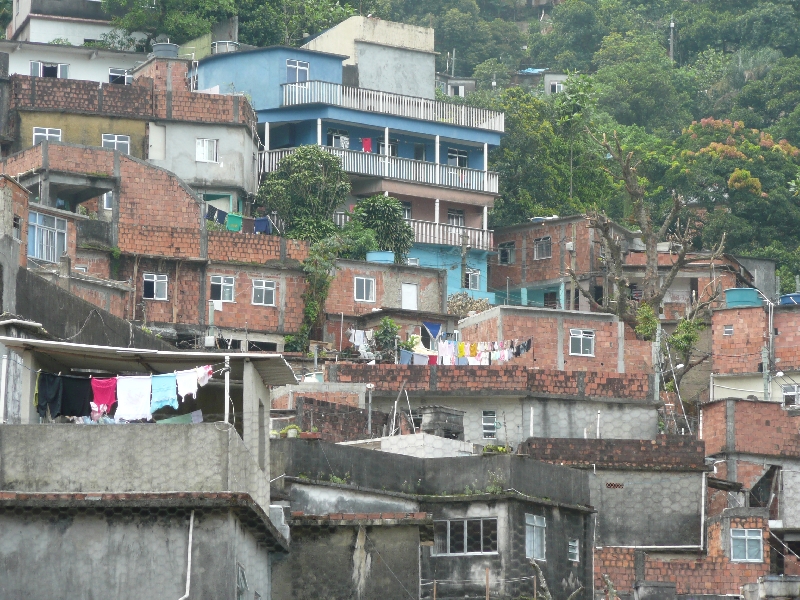 The houses of the Rocinha favela, Rio de Janeiro Brazil