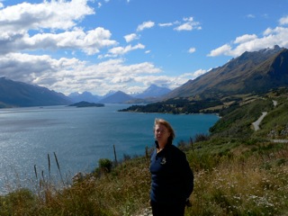 Road to Glenorchy from Queenstown - looking towards the 'Lord of Rings' Fame movie area., Queenstown New Zealand