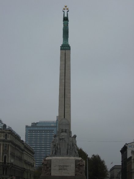 The Freedom Monument dedicated to the victims of the Latvian War of Indepence, Latvia