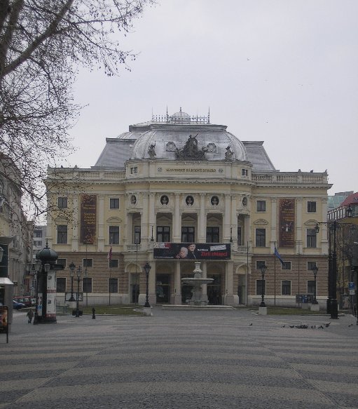 Bratislava Slovakia The Slovak National Theatre in Bratislava