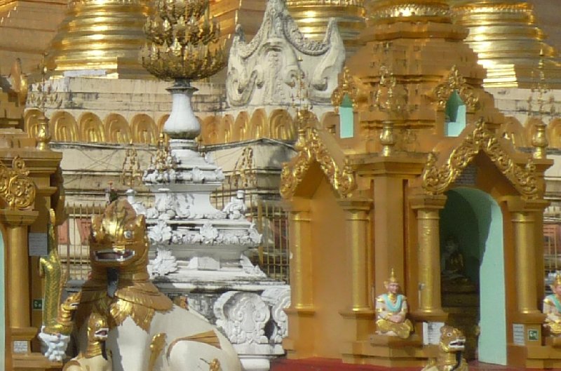 Pictures of the Shwedagon pagoda in Yangon, Myanmar, Yangon Myanmar