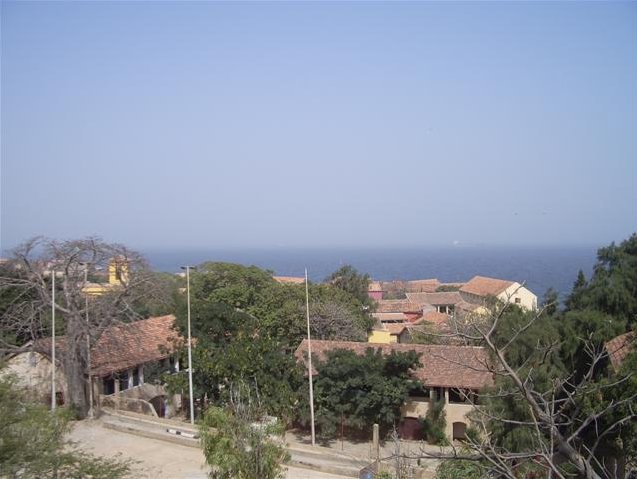 Panoramic view of Ile de Goree, Senegal, Senegal