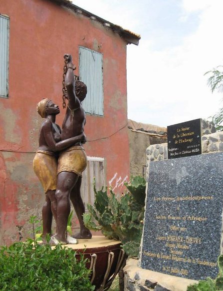 Memorial Statue of the liberation of slavery, Il de Goree, Senegal