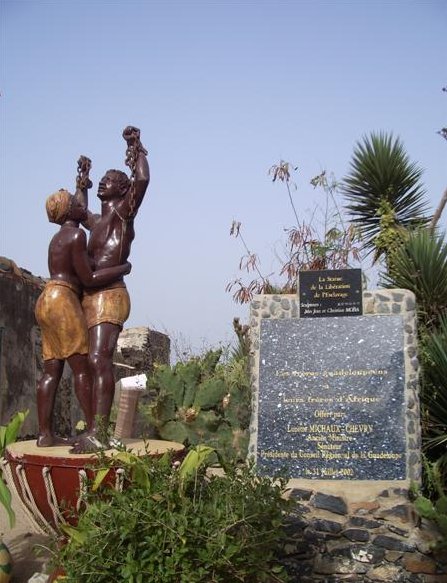 Photos of the Memorial Statue on Ile de Goree, Senegal, Ile de Goree Senegal