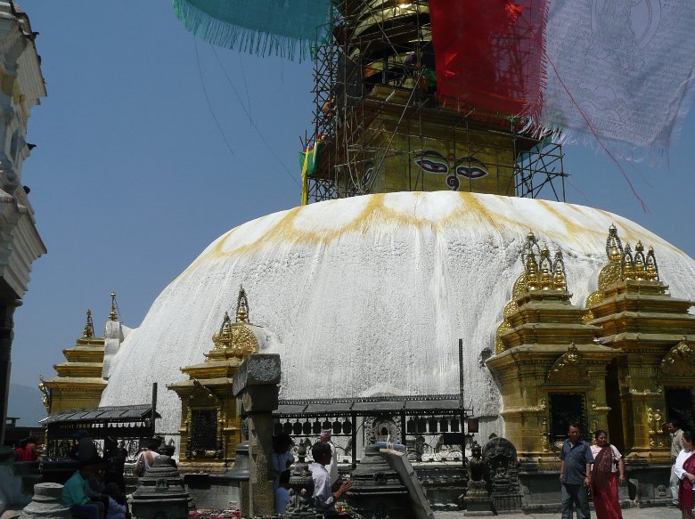 Kathmandu Nepal Swayambhunath Stupa in Katmundu, Myanmar