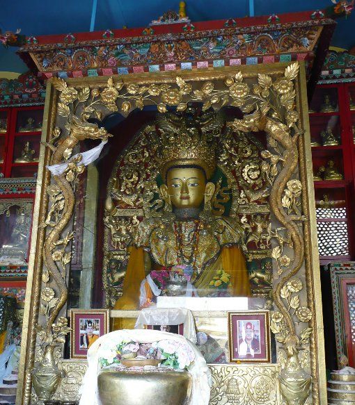 Kathmandu Nepal Buddhist shrine in Katmunda, Myanmar