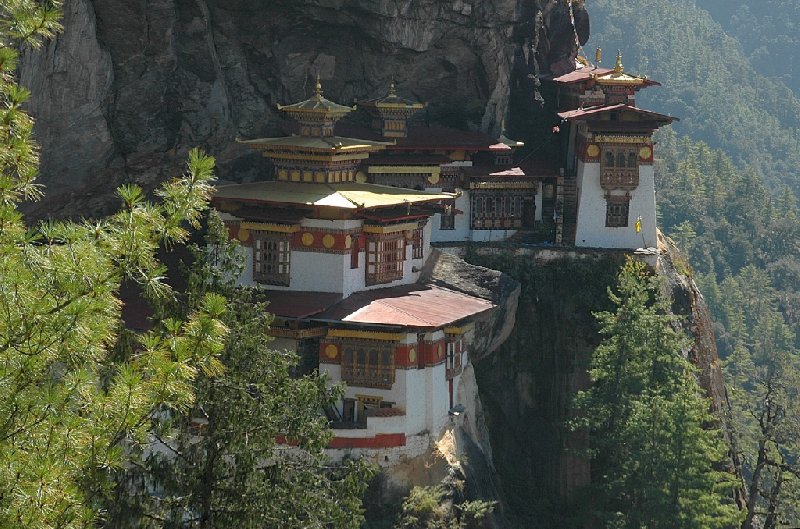 Photos of the Taktsang Dzong, Bhutan, Paro Bhutan