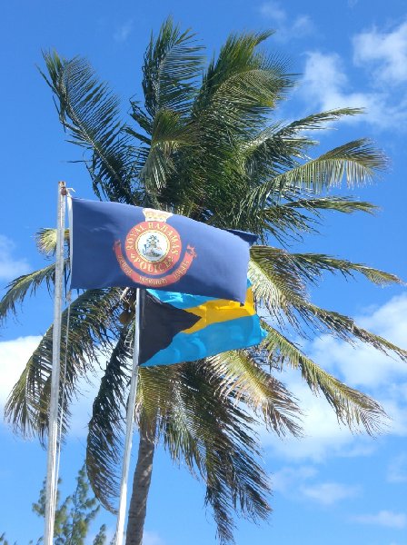 Flag of the Bahama's, Freeport Bahamas