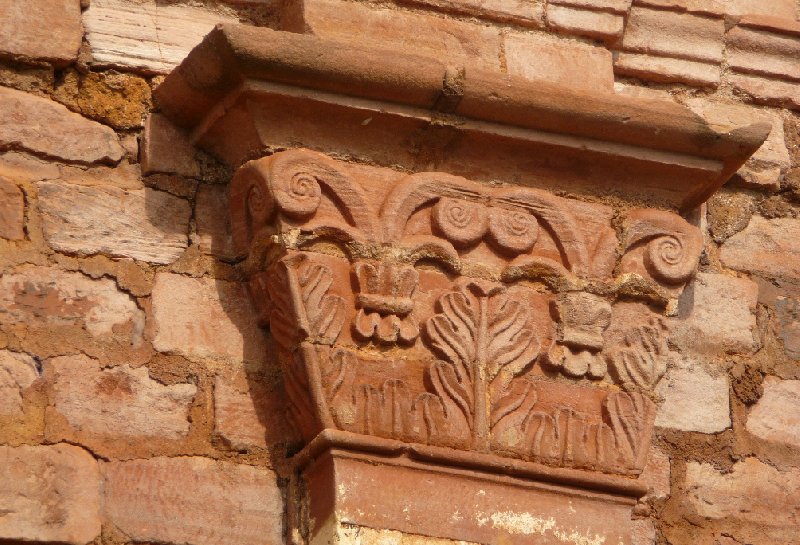 Trinidad Paraguay Jesuit colums in Trinidad, Paraguay