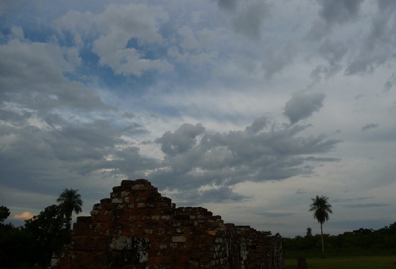 Dramatic skies at the ruins of Trinidad, Paraguay, Trinidad Paraguay