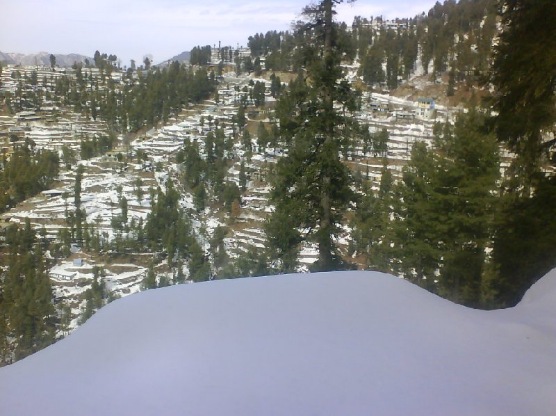 Wintertime in the north of Pakistan, Murree Pakistan