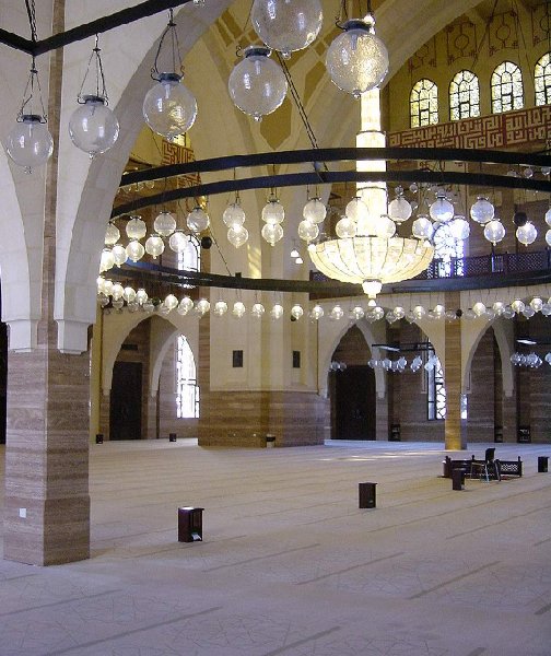 Interior of the Al Fateh Mosque in Manama, Bahrein, Bahrain