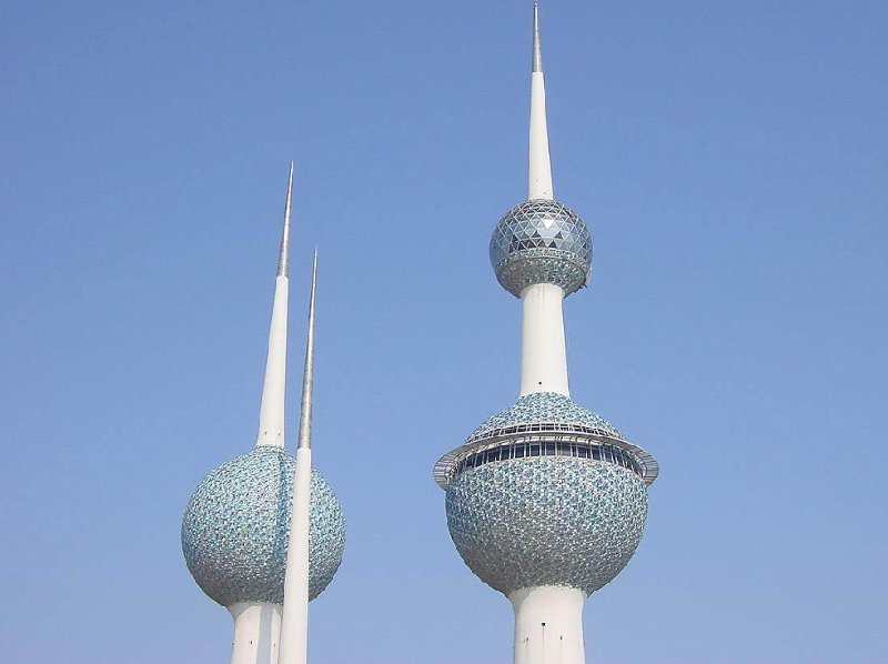Pictures of the Kuwait Towers, Kuwait