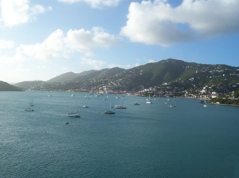 Pictures of the harbour of St Thomas, Virgin Islands Charlotte Amalie  