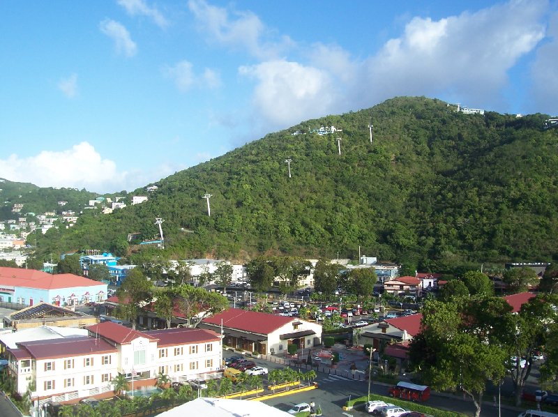 Charlotte Amalie United States Virgin Islands Photos of Charlotte Amalie and the Skyride to Paradise Point