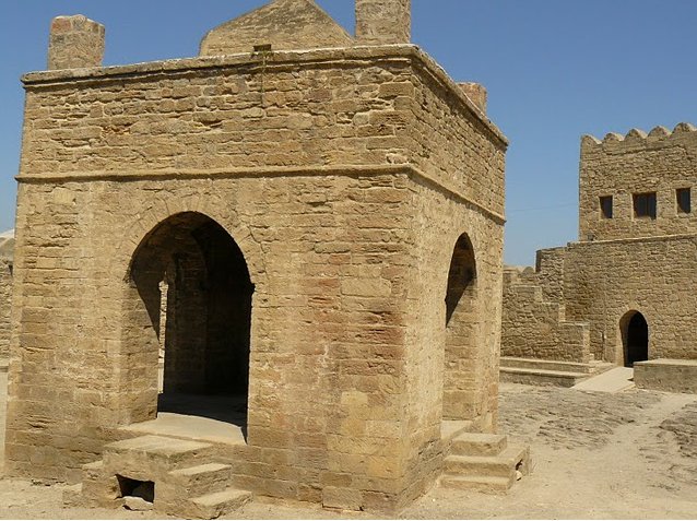 Photos of the Fire Temple at Surakhany, Azerbaijan, Baku Azerbaijan