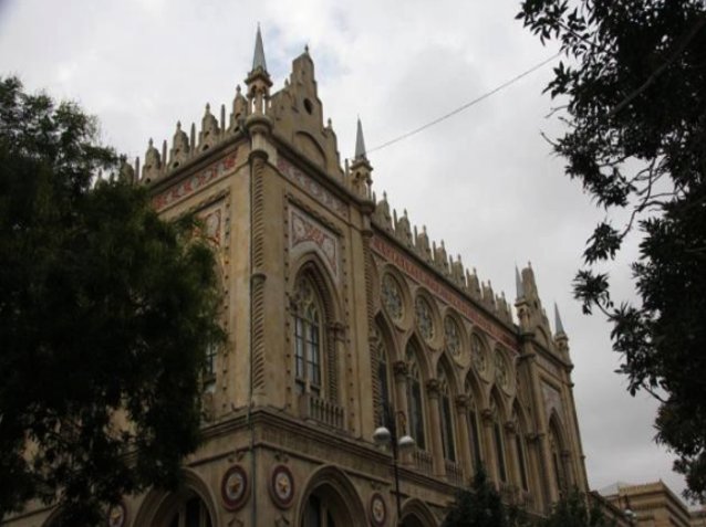 Pictures of the National Academy of Sciences, Baku, Azerbaijan