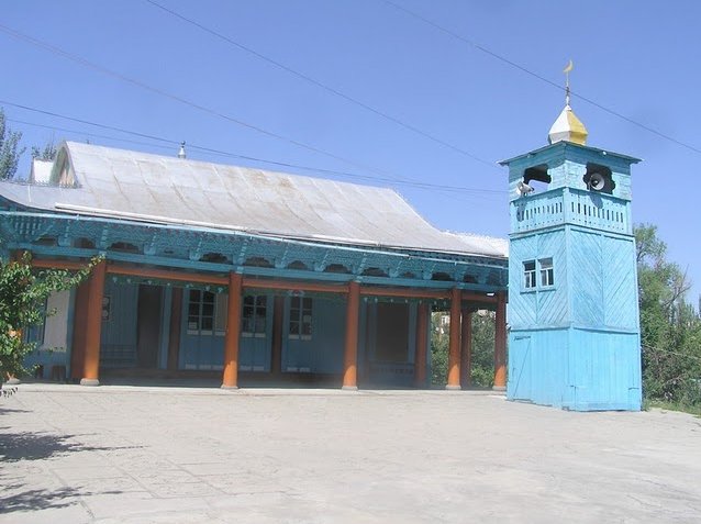 The Blue Dungan Mosque of Karakol, Kyrgyzstan, Kyrgyzstan