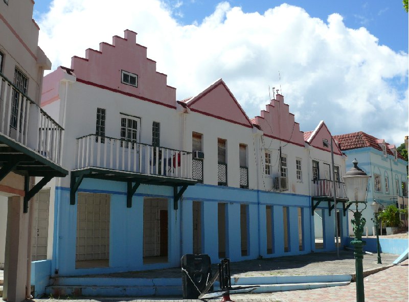 Caribbean houses in Philipsburg, Netherland Antilles, Philipsburg Netherlands Antilles