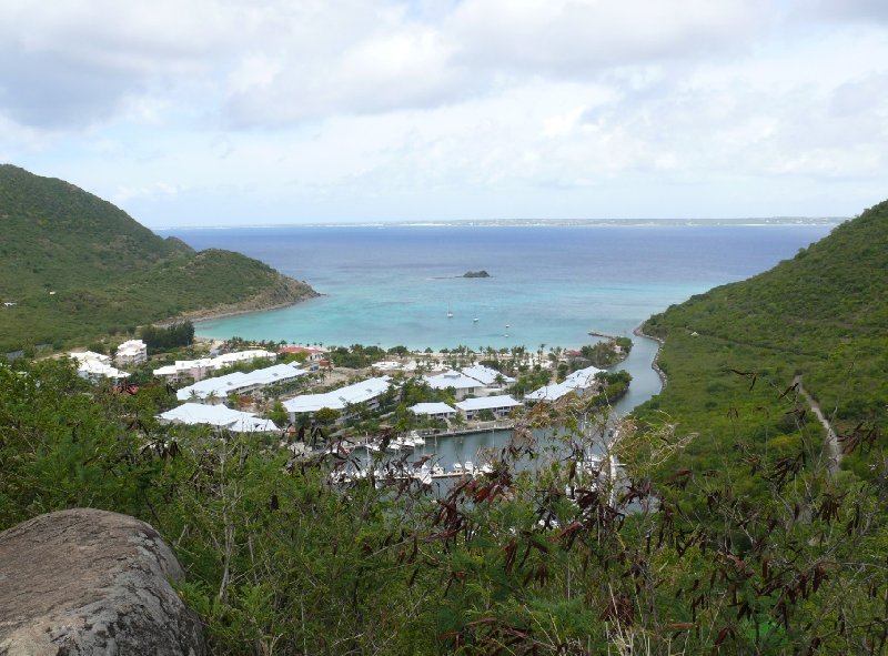 View from the moutains, Saint Martin, Netherlands Antilles